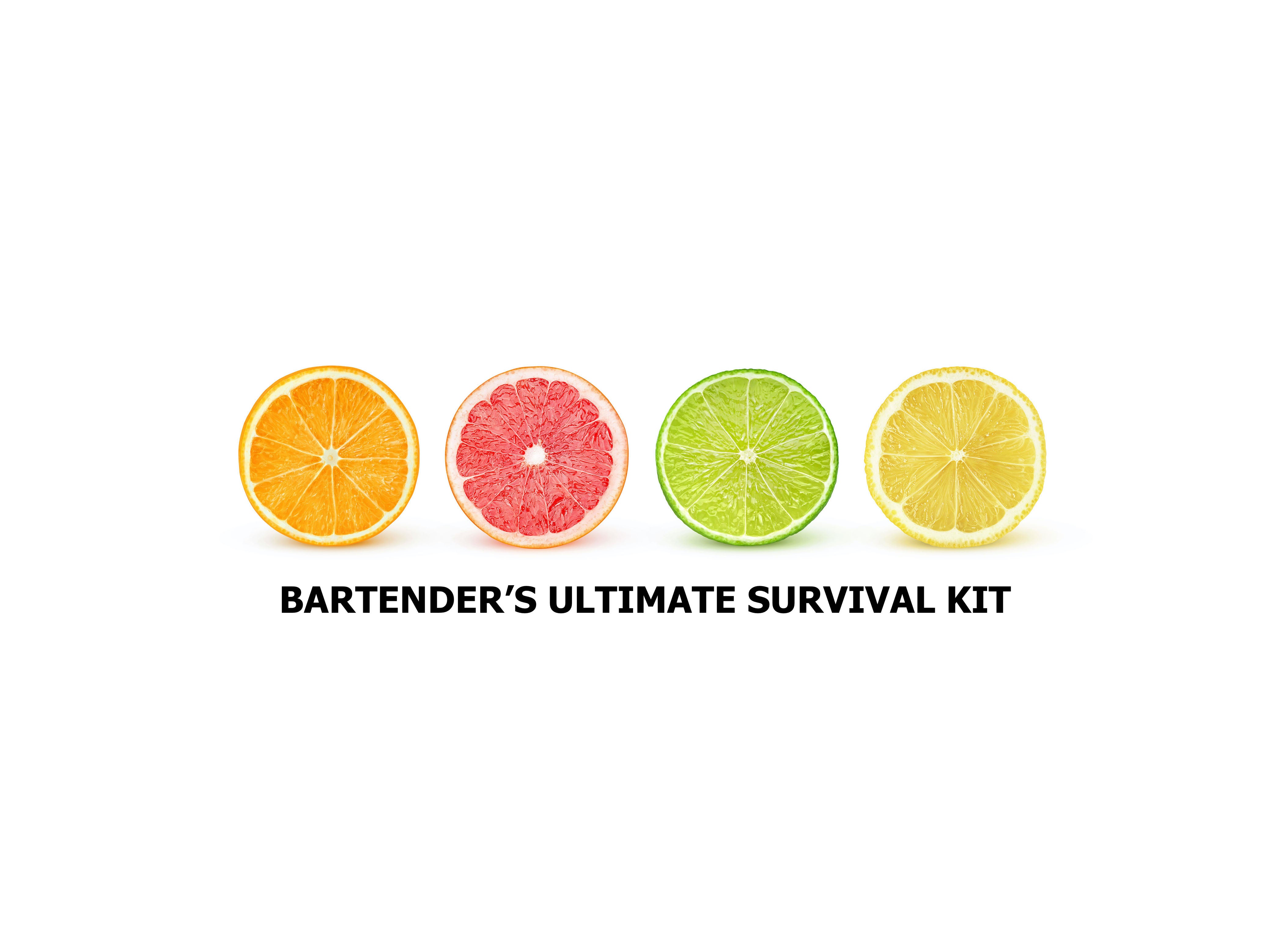 Bartender's Ultimate Kit - Cocktail Garnish by Kate. – The Cocktail Garnish