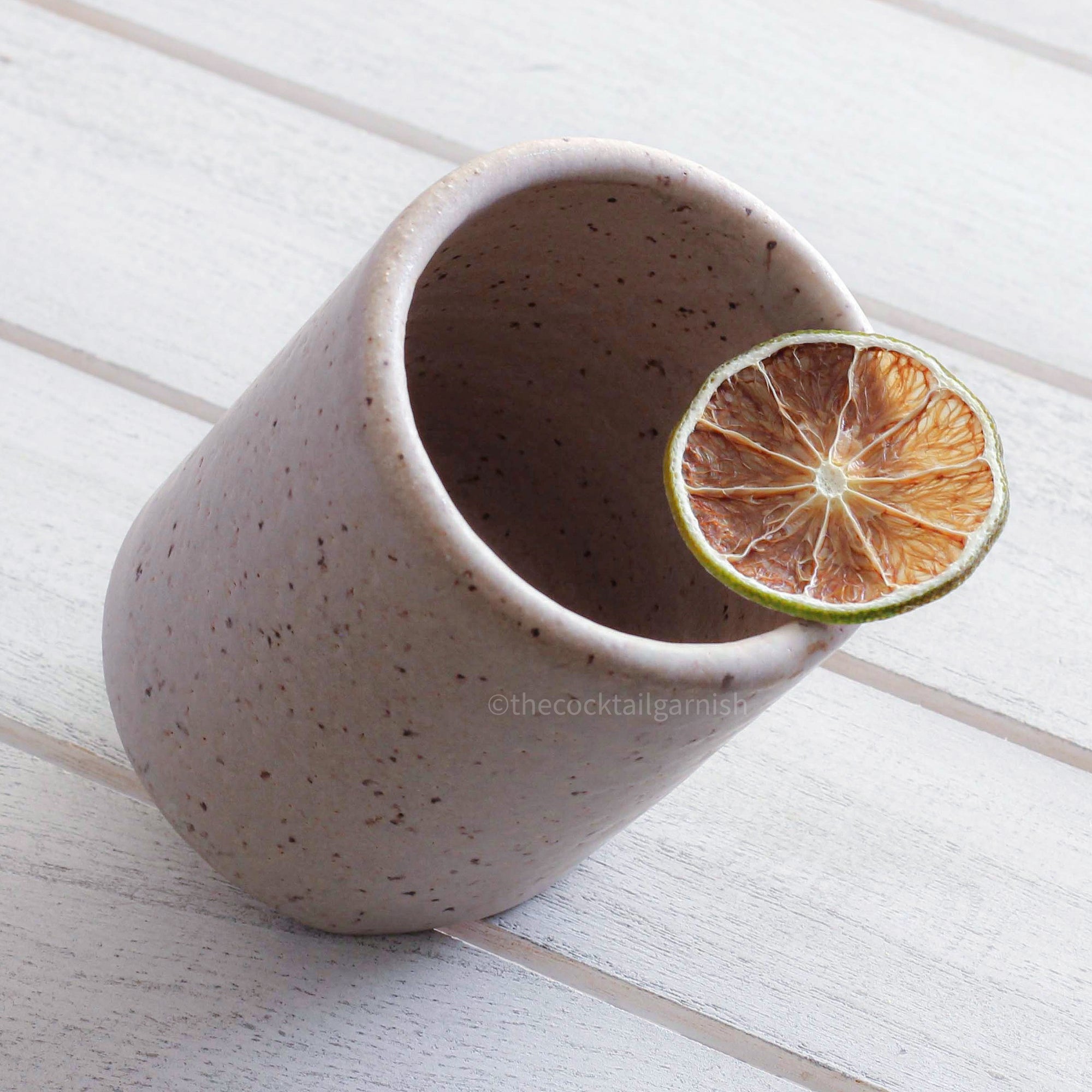 Dehydrated Lime Garnish