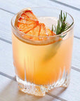 Dehydrated Grapefruit Cocktail Garnish in Rye Cocktail